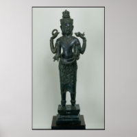 Vishnu-Statue in seiner dreifachen Form
