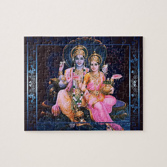 Vishnu u. Lakshmi - Puzzlespiel Puzzle (Horizontal)