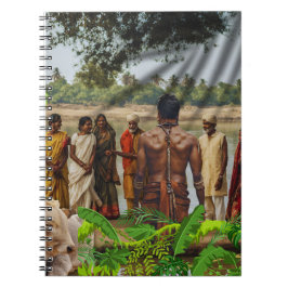 Vishnuh en volgelingen notitieboek notizblock