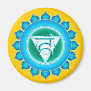 Vishuddha oder Throat 5. Chakra Magnet