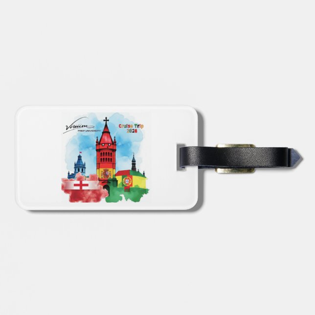 Visiiion Luggage Tag Gepäckanhänger (Rückseite horizontal)
