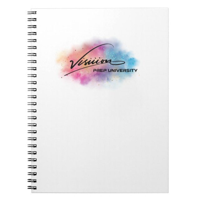 Visiion Merch Spiral Notebook Notizblock (Vorderseite)