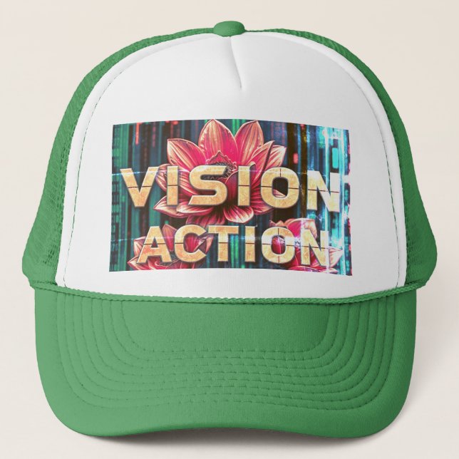 Vision Action Truckerkappe (Vorderseite)