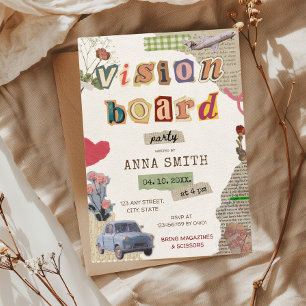 Vision Board Party Girl's Night Einladung