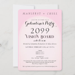 Vision Board Party Networking Galentine's Party Einladung