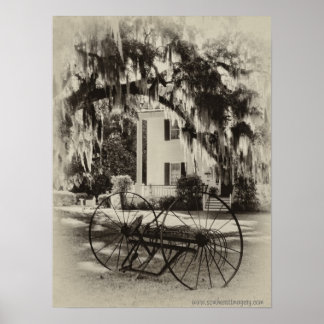 Vision des alten Südplakats Poster