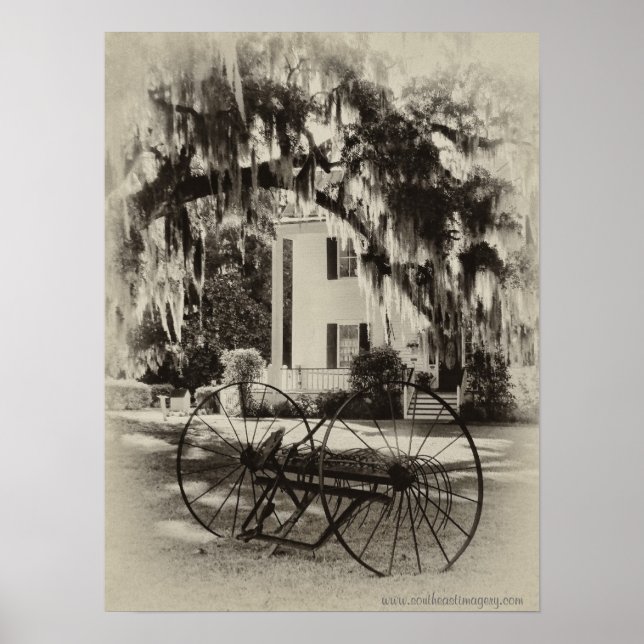 Vision des alten Südplakats Poster (Vorne)