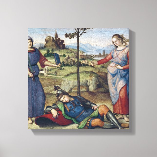 Vision eines Ritters, c.1504 Leinwanddruck (Vorderseite)