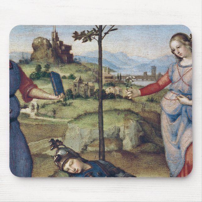 Vision eines Ritters, c.1504 Mousepad (Vorne)