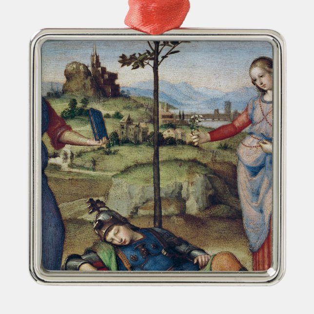Vision eines Ritters, c.1504 Silbernes Ornament (Vorne)