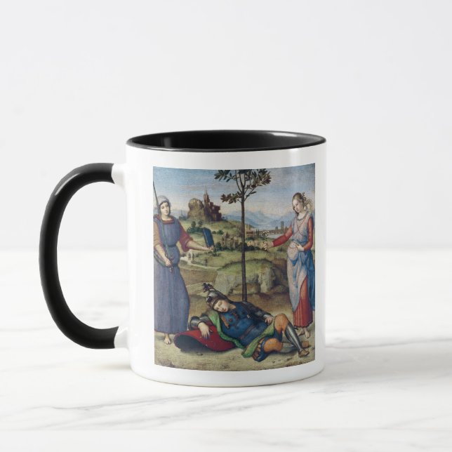 Vision eines Ritters, c.1504 Tasse (Links)