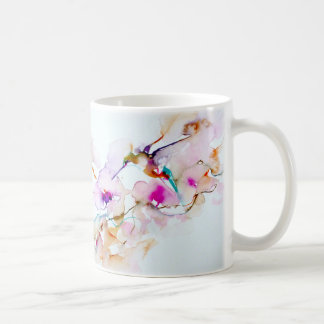 "Vision im rosa" Kolibri-Druck Tasse