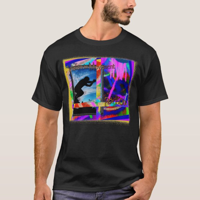 Vision in der Bewegung: Parkour T-Shirt (Vorderseite)