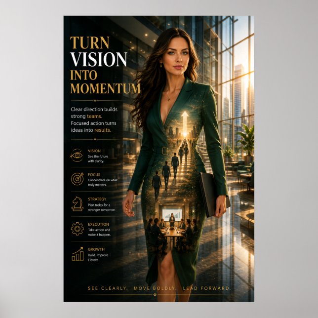 Vision Into Momentum – Executive Poster (Vorne)