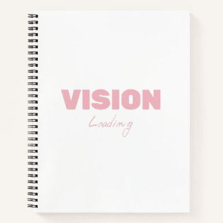 Vision Loading - Motivierend futuristischer Fortsc Notizbuch