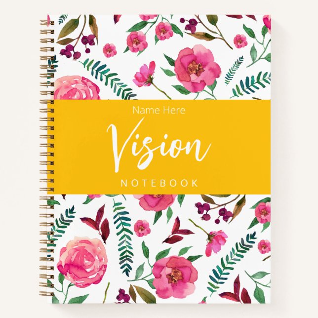 Vision-Notebook Notizbuch (Vorderseite)