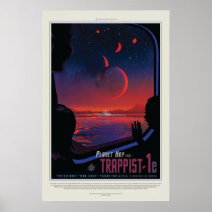 Vision of the Future Poster: Planet Trappist-1e Poster
