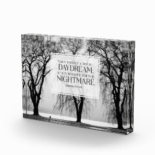 Vision ohne Aktion Fotoblock