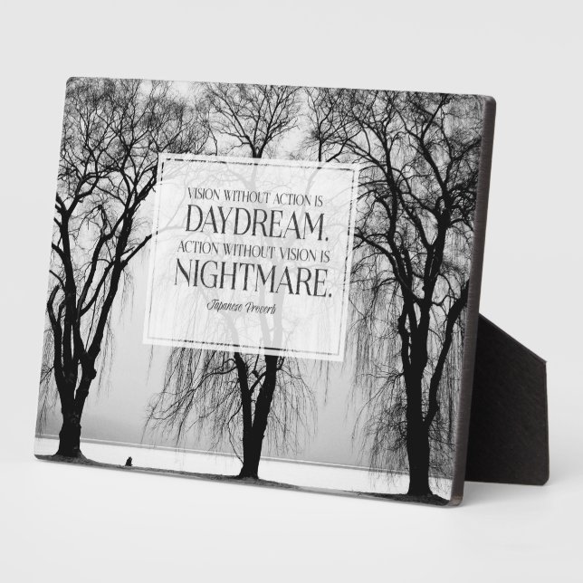 Vision ohne Aktion Fotoplatte (Seite)