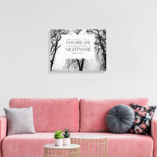 Vision ohne Aktion Leinwanddruck