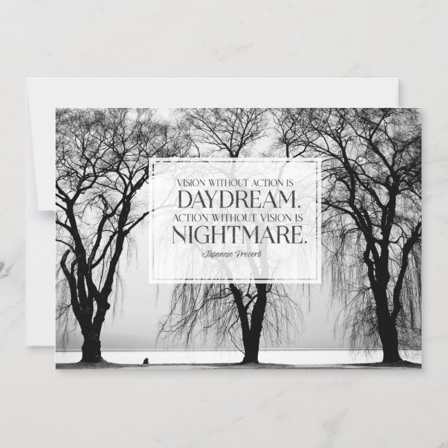 Vision ohne Aktion Magnetkarte Magneteinladung (Vorderseite)