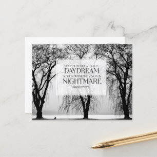Vision ohne Aktion Postkarte