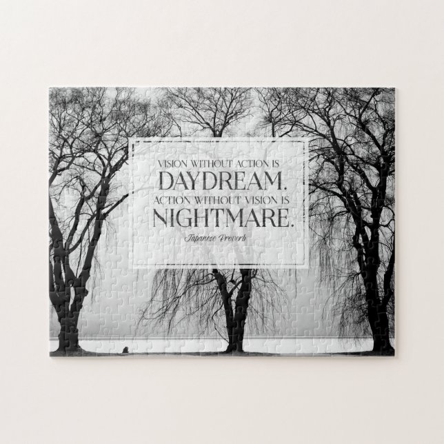 Vision ohne Aktion Puzzle (Horizontal)