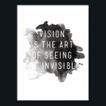 Vision Poster<br><div class="desc">Bestellen Sie dieses typografische Poster,  das von Artifact entworfen wurde,  um das Rote Kreuz zu unterstützen. Artifact ist eine Produktdesignfirma,  die sich der Entwicklung von Hardware- und Softwareprodukten der nächsten Generation für das 21. Jahrhundert widmet. Alle Einnahmen werden dem Roten Kreuz gespendet. Weitere Informationen unter www.artefactgroup.com</div>