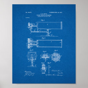 Vision-Prüfung Apparatepatent - Plan Poster