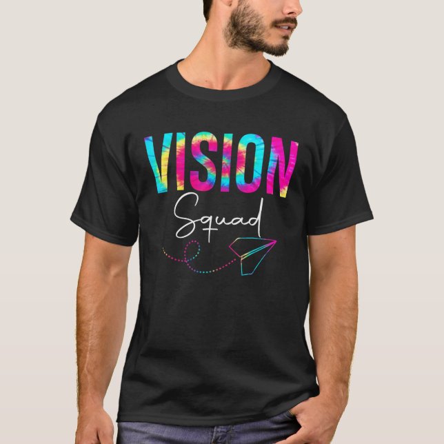 Vision Squad Gefärbte Krawatte zurück zur Schulbew T-Shirt (Vorderseite)