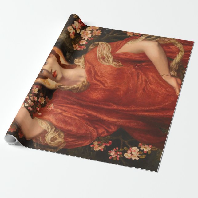 Vision von Fiammetta (von Dante Gabriel Rossetti) Geschenkpapier (Ungerollt)