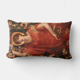 Vision von Fiammetta (von Dante Gabriel Rossetti) Lendenkissen