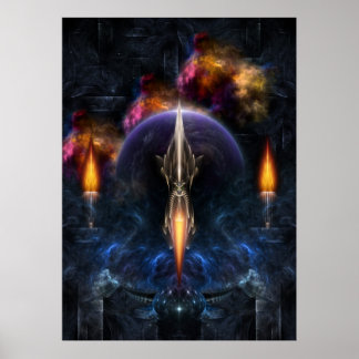 Vision von Fraktal Art Wall Poster