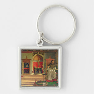 Vision von St. Augustine, 1502-08 (Öl auf Leinwan Schlüsselanhänger