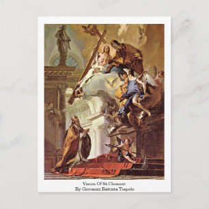 Vision von St.Clement von Giovanni Battista Tiepol Postkarte