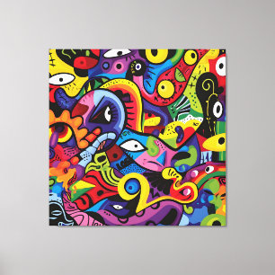 Visionär Mosaik Leinwanddruck