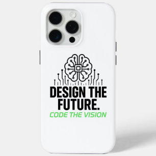 Visionäre algorithmische Leinwand: Abstrakter Code Case-Mate iPhone Hülle