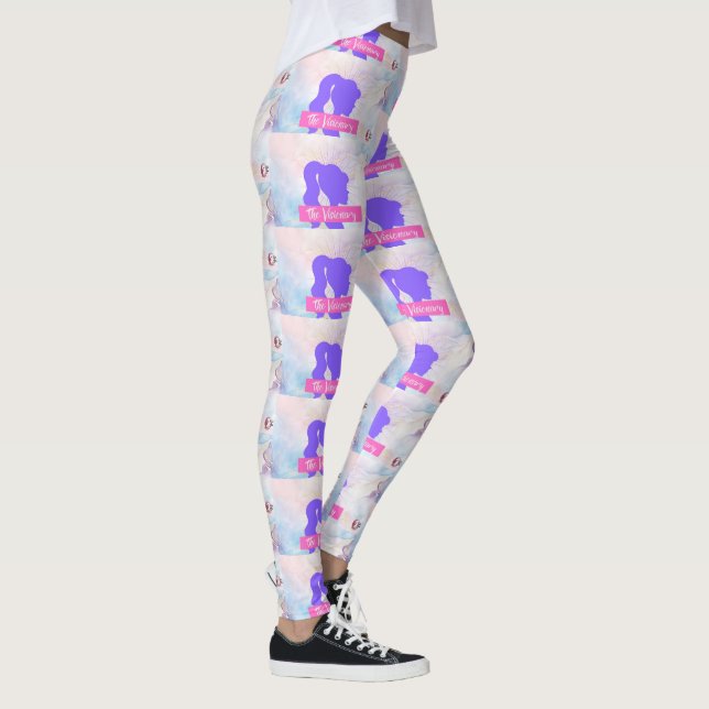 Visionäre Archetyp Muster Leggings – Rebel Tribe (Rechts)