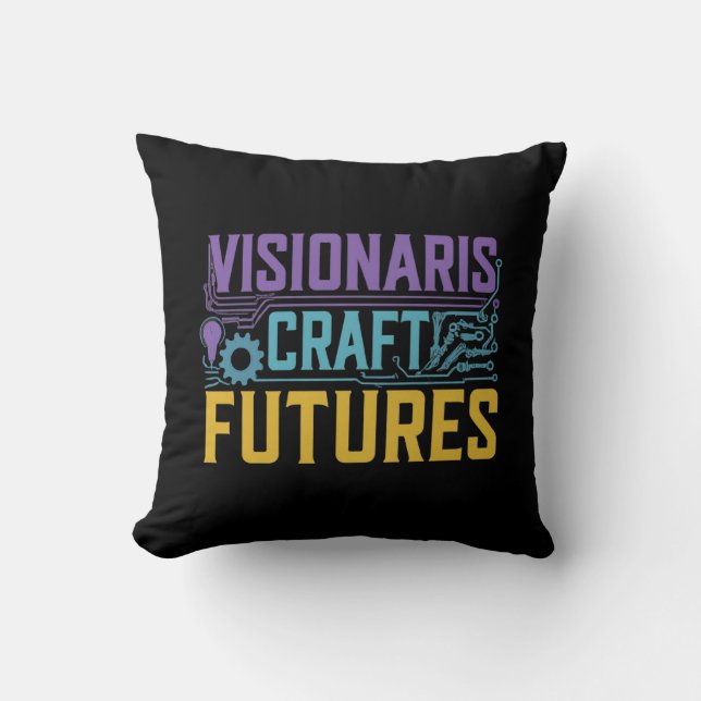 Visionäre Craft Futures Kissen (Vorderseite)