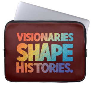 Visionäre gestalten Geschichte Laptopschutzhülle