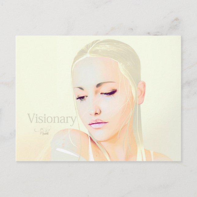 Visionäre Postkarte (Vorderseite)