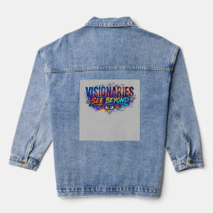 Visionäre sehen darüber hinaus. – Minimale Inspira Jeansjacke