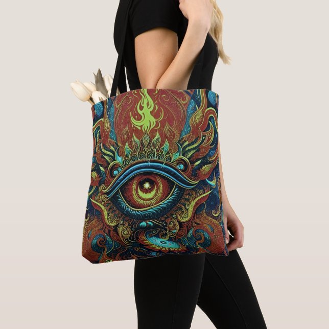 Visionäre Tasche mit leuchtendem Auge - Kunst trif (Von Nahem)