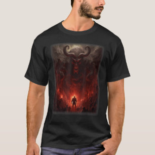 Visionen der Hölle Satan Teufel Dämonen Monster Sk T-Shirt