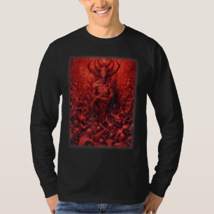 Visionen der Hölle Satan Teufel Dämonen Monster Sk T-Shirt