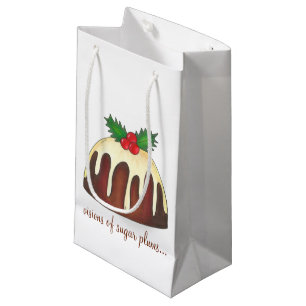 Visionen der Zuckerpflaume Pudding Geschenktasche Kleine Geschenktüte