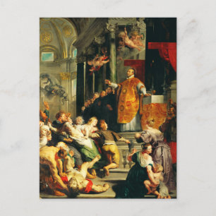 Visionen des Ignatius von Peter Paul Rubens Postka Postkarte