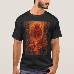 Visionen des Monsterskelets "Der Hölle Satan Teufe T-Shirt