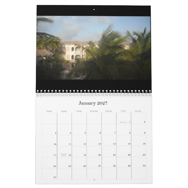 Visionen von Aruba Kalender (Jan 2027)