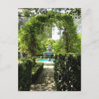 Visionen von Charleston Fountain Postcard Postkarte